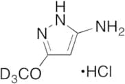 5-Methoxy-1H-pyrazol-3-amine Hydrochloride-d3