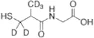 N-(3-Mercapto-2-methylpropanoyl)glycine-d5