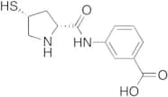 3-[[[(2R,4R)-4-Mercapto-2-pyrrolidinyl]carbonyl]amino]benzoic Acid