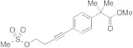 4-[4-(Methanesulfonyloxy)-1-butynyl]-α,α-di(methyl)benzeneacetic Acid, Methyl Ester