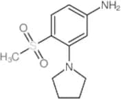 4-Methanesulfonyl-3-pyrrolidinoaniline