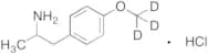 4-(Methoxy-d3)-α-methyl-benzeneethanamine Hydrochloride