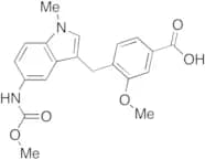 3-Methoxy-4-[[5-[(methoxycarbonyl)amino]-1-methyl-1H-indol-3-yl]methyl]benzoic Acid