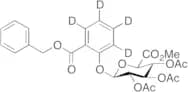 Methyl 1-((2-Benzyloxycarbonxyl)phenyl)-2,3,4-tri-O-acetyl-β-D- glucopyranuronate-d4