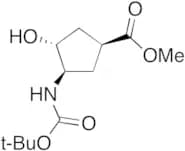 (1S,3R,4R)-Methyl 3-((tert-butoxycarbonyl)amino)-4-hydroxycyclopentane carboxylate