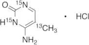 5-Methyl Cytosine-13C,15N2 Hydrochloride