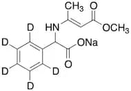 Methyl 3-[(α-Carboxybenzyl)amino]crotonate-d5 Sodium Salt