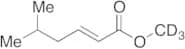 5-Methyl-2-hex-2-enoic Acid Methyl Ester-d3