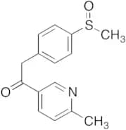 1-(6-Methyl-3-pyridinyl)-2-[4-(methylsulfinyl)phenyl]ethanone