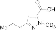 1-Methyl-3-propyl-1H-pyrazole-5-carboxylic Acid-d3