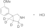 1-(3-Methoxyphenyl)-3-azabicyclo[3.1.0]hexane Hydrochloride-d5
