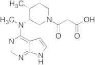 3-((3R,4R)-4-Methyl-3-(methyl(7H-pyrrolo[2,3-d]pyrimidin-4-yl)amino)piperidin-1-yl)-3-oxopropanoic…