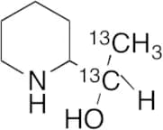 α-Methyl-2-piperidinemethanol-13C2