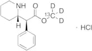 rac-threo-Methyl-13C, d3-phenidate Hydrochloride