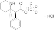 rac-erythro Methyl-13C, d3-phenidate Hydrochloride