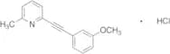 2-Methyl-6-[(3-methoxyphenyl)ethynyl]pyridine Hydrochloride