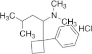 N-[3-Methyl-1-(1-phenylcyclobutyl)butyl]-N,N-dimethylamine Hydrochloride