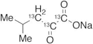 4-Methyl-2-oxovaleric Acid-13C3 Sodium Salt