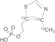 4-Methyl-5-(2-phosphorylethyl)thiazole-13C3.
