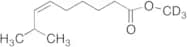 (6Z)-8-Methyl-6-nonenoic Acid Methyl Ester-d3