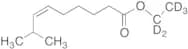 (6Z)-8-Methyl-6-nonenoic Acid Ethyl Ester-d5
