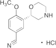 4-Methoxy-3-(2S)-2-morpholinyl-benzonitrile Hydrochloride