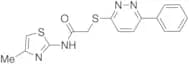 N-(4-Methyl-2-thiazolyl)-2-[(6-phenyl-3-pyridazinyl)thio]-acetamide