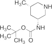 tert-butyl N-[(3R,5S)-5-Methylpiperidin-3-yl]carbamatetert-butyl N-[(3R,5S)-5-methylpiperidin-3-yl…