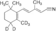 3-Methyl-5-[2,6,6-trimethyl-1-(cyclohexen-d5)-1-yl]-penta-2,4-dienenitrile