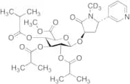 Methyl 2,3,4-Tri-O-isobutyryl-α-D-glucopyranuronate rac-trans-3’-O-Cotinine-d3