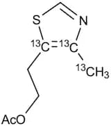 4-Methyl-5-thiazolylethyl-13C3 Acetate