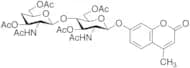 4-Methylumbelliferyl 4-Deoxy-b-D-chitobiose Peracetate