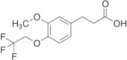 3-[3-Methoxy-4-(2,2,2-trifluoroethoxy)phenyl]propanoic Acid