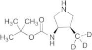(3R-cis)-(4-Methyl-3-pyrrolidinyl)-carbamic Acid 1,1-Dimethylethyl Ester-D3