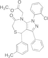 Methyl 2-(1-(2-chlorophenyl)-7-oxo-3-phenyl-4-(m-tolyl)-6,7-dihydro-1H-pyrazolo[3,4-e][1,4]thiazep…