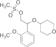 2-(2-Methoxyphenyl)-2-((tetrahydro-2H-pyran-4-yl)oxy)ethyl Methanesulfonate