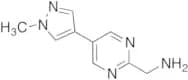 5-(1-Methyl-1H-pyrazol-4-yl)-2-pyrimidinemethanamine
