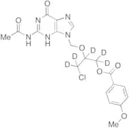 2’-Monodehydroxy-2’-chloro Ganciclovir-d5-N-acetylmono-O-p-methoxybenzoate