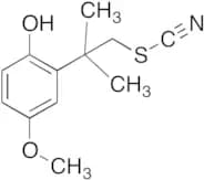 4-Methoxy-2-(2-methyl-1-thiocyanatopropan-2-yl)phenol