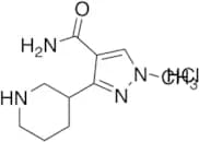 1-Methyl-3-(piperidin-3-yl)-1H-pyrazole-4-carboxamide Hydrochloride
