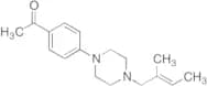 (E)-1-(4-(4-(2-Methylbut-2-en-1-yl)piperazin-1-yl)phenyl)ethanone