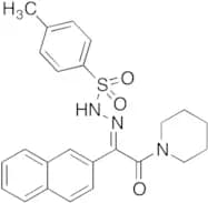 (E)-4-Methyl-N'-(1-(naphthalen-2-yl)-2-oxo-2-(piperidin-1-yl)ethylidene)benzenesulfonohydrazide