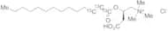 Myristoyl-L-carnitine-13C3 Hydrochloride