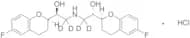 (-)-Nebivolol-d4 Hydrochloride