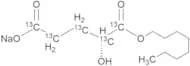 (2R)-Octyl-α-hydroxyglutarate-13C5 Sodium