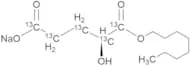 (2S)-Octyl-α-hydroxyglutarate-13C5 Sodium