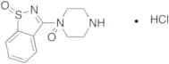 1-(1-Oxidobenzo[d]isothiazol-3-yl)piperazine 1-Oxide Hydrochloride