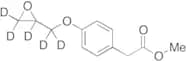 4-(2-Oxiranylmethoxy)benzeneacetic Acid Methyl Ester-d5