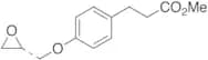 4-[(2R)-Oxiranylmethoxy]benzenepropanoic Acid Methyl Ester