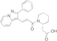 (2R)-1-[(2E)-1-Oxo-3-(2-phenylpyrazolo[1,5-a]pyridin-3-yl)-2-propen-1-yl]-2-piperidineacetic acid